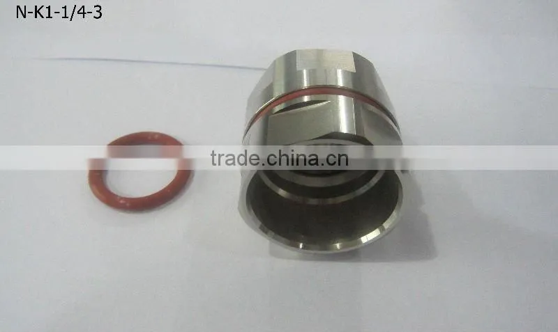 N Female Connector For 1-1/4" Feeder Cable