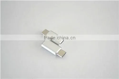 USB C Converter to Micro USB, Aluminum Housing USB-C AdResistor for Galaxy Note 7, HTC 10, LG G5, Nexus 5X, Nexus 6P