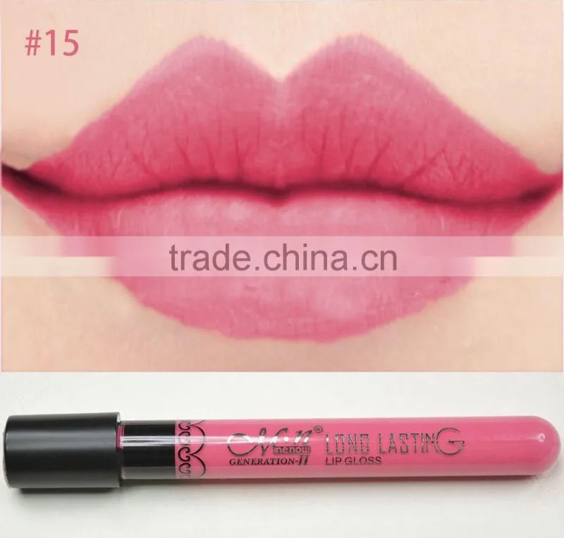 Hot Sales Women Ladies Waterproof Elegant Color Lipstick Matte Smooth Long Lasting Lip Stick Lipgloss