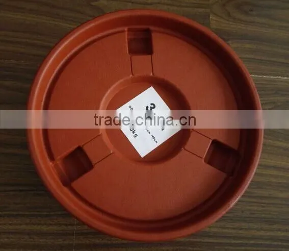 China supplier sell well garden used removable plastic plant tray with wheels