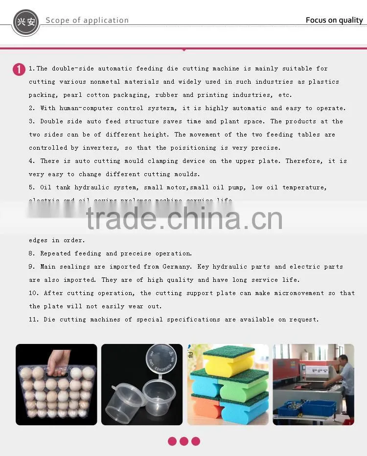 CNC four column hydraulic foam cutting machine EVA sheet cutter