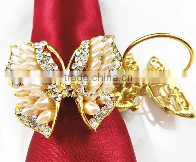 custom manufacturer/animal shape elegant metal napkin ring