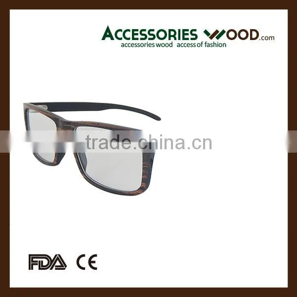 2016 Hot Sale Wood Optical Glasses with Polarized Lenses High Quality Optical Glasses