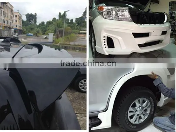 Land Cruiser LC200 W Style Body Kits Land Cruiser V8 FRP Material Auto Car Replacement Parts