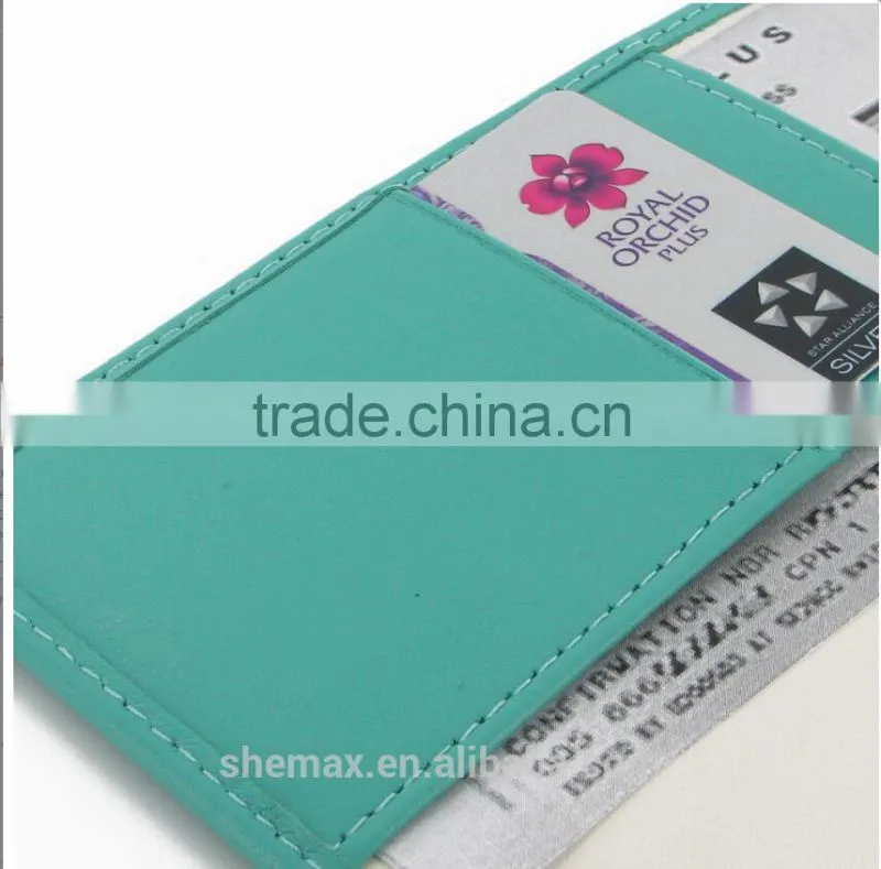 Russian Passport Holder Travel Wallet (Aqua)