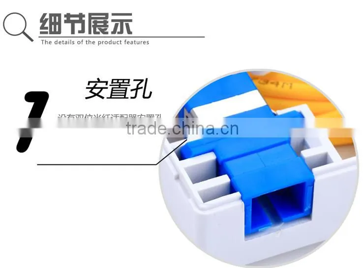 Network wall jack face plate 86 type,86*86 type socket wall face plate with dual ports