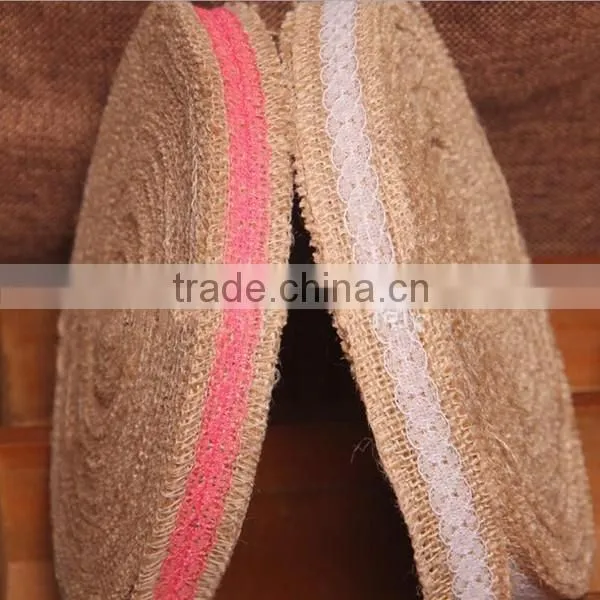 Low price latest 100 jute ribbon grosgrain ribbon