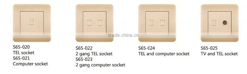 Residential / General-Purpose Application and Standard Grounding Grounding switched power socket