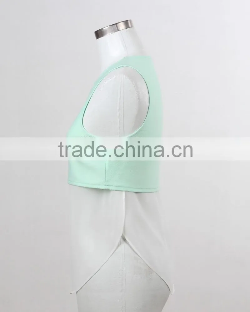 F5S15195 Special Design Plain Ladies Tank Top Wholesale