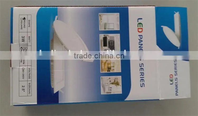 cheap price ce rohs apprvoal 3w 6w 9w 12w 15w 18w 24w round led panel light price