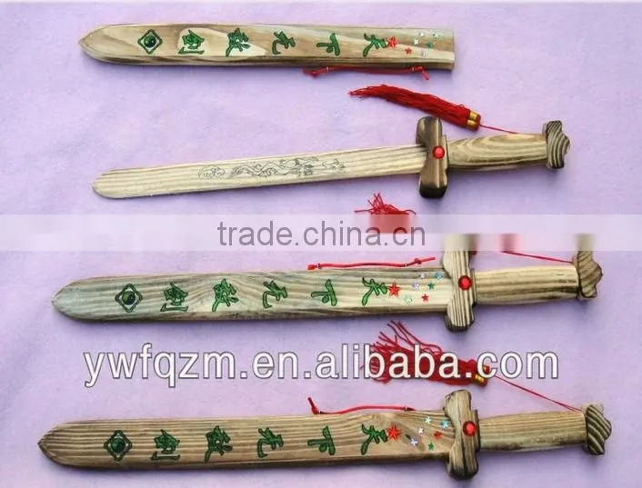Chinese handle toy wooden samurai sword,cool sword
