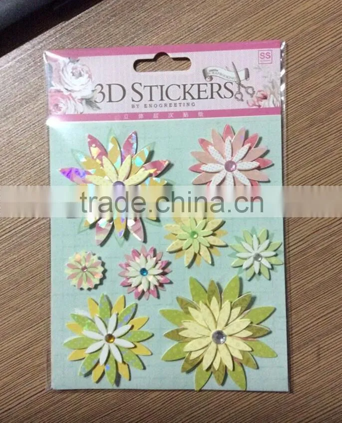 Chipboard sticker paper stickers for windows Christmas