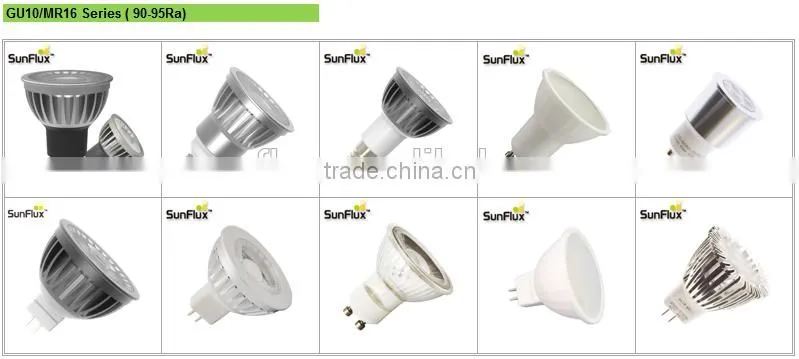 Ture Color 2700K/3000K 5W LED Light MR16 GU5.3