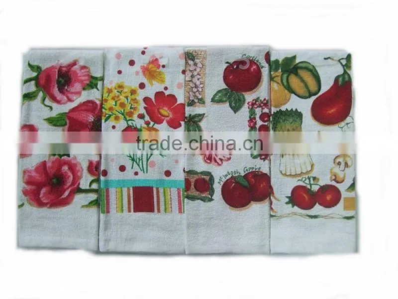 printed kitchen cotton towel softextile kitchen towel softextile