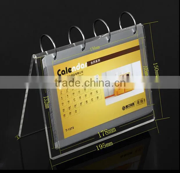 hot sell flip over acrylic calendar