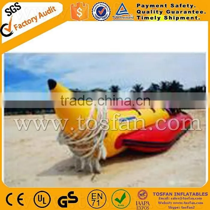 Outdoor play banana boats inflatable sports boat A9026B