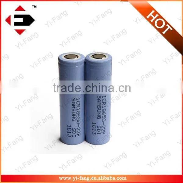 18650 3.7V 2250mah 10A battery with flat top