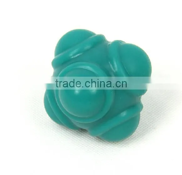 2014 new design 7cm rubber reaction balls for training speed