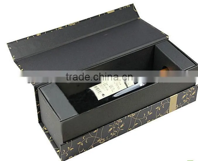 Hot!!! Popular Customized Design Antique Wine Bottle Gift Packaging Paper Box(ZDC14-041)