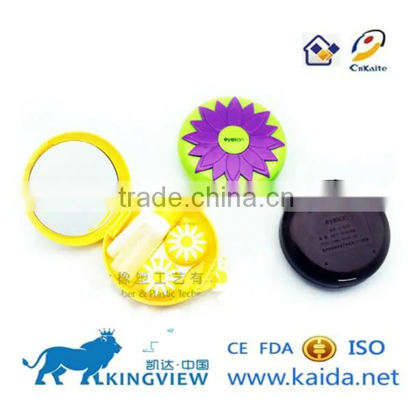 A-8055 Flowers with Coffee Contact Lens Mate Box