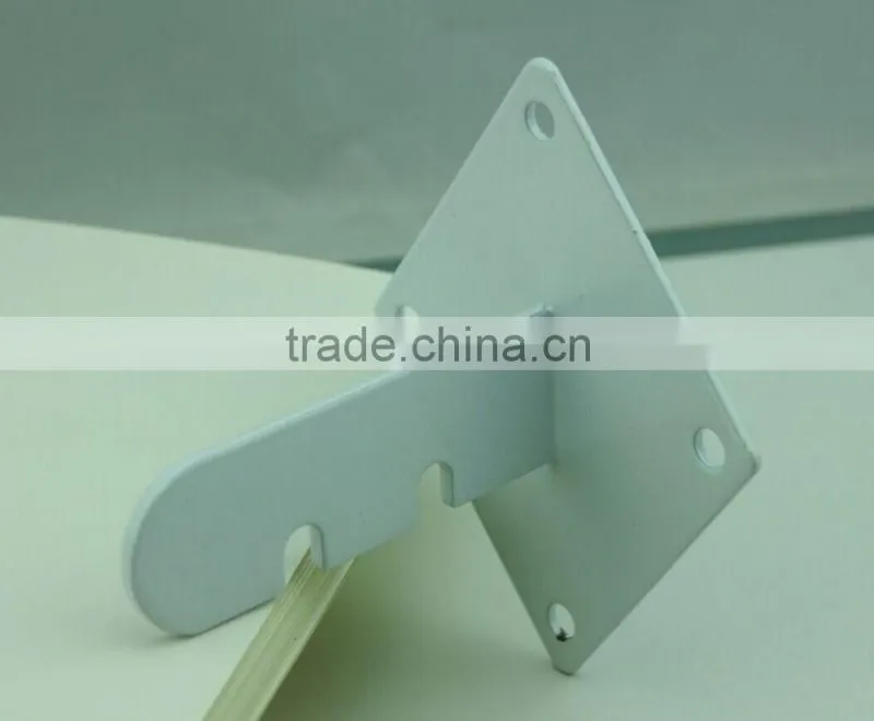 Wall shelf display hook / wall mesh supporting hook