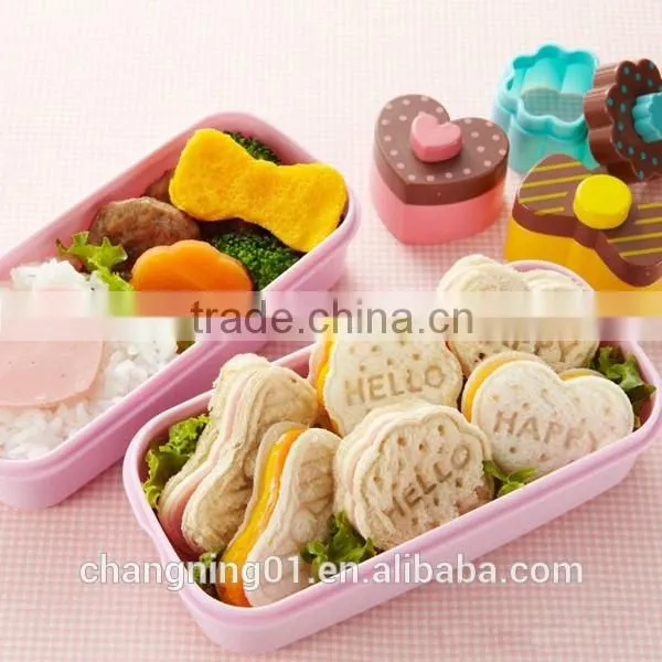 Food Grade Plastic sandwich cutter/vegetable cutter /biscuit cutter.
