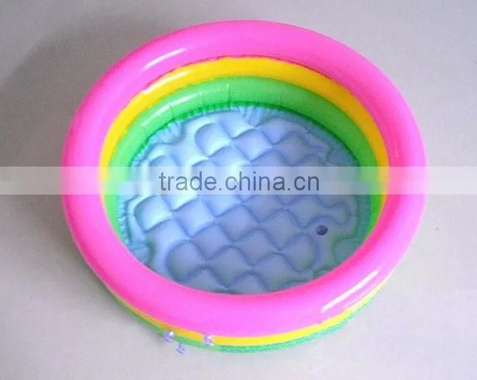 Household Large size inflatable children pool,2 Ring family swimming pool