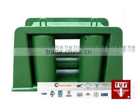 Fairlead anchor roller Marine Fairlead with horizontal rollers
