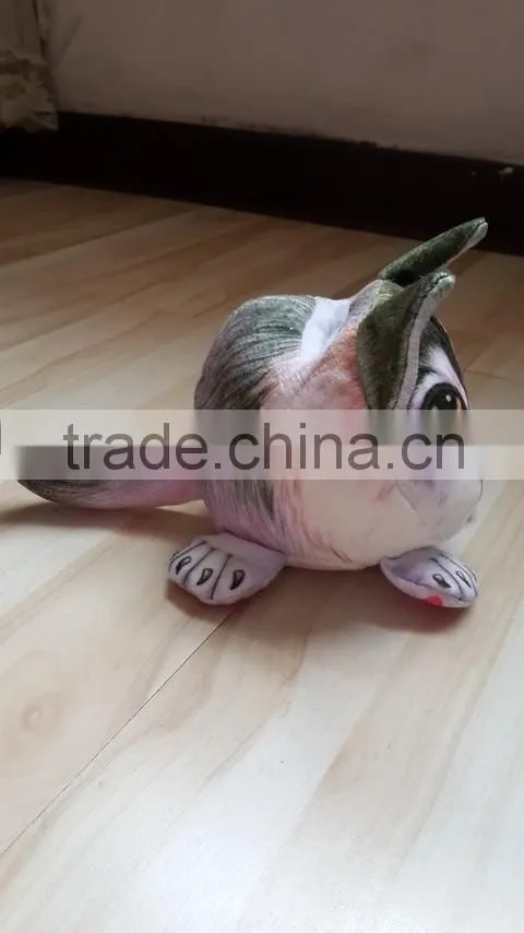 3 D plush wolf cellphone seat plush toy wolf shaped mobile phone holder plush material animal wolf shaped mobile seat holder