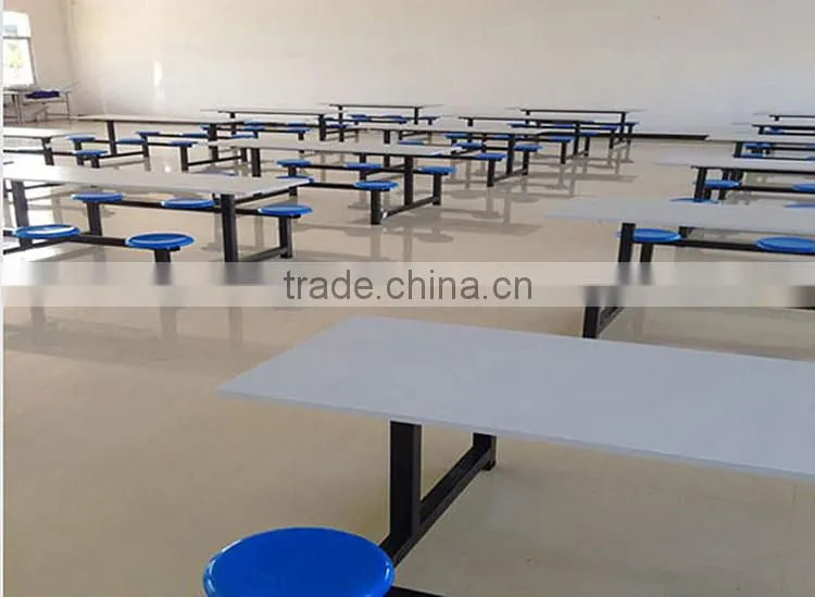 high quality indoor commercial canteen tables and chairs