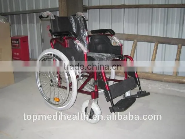 Ultra-low promotion price drop back handle aluminum wheelchair