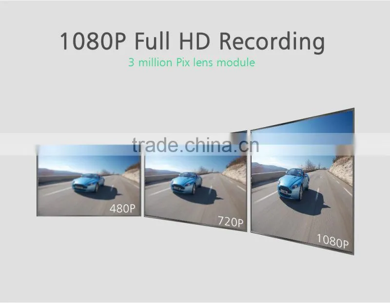 3.0 inch 1080P HD DVR Car camera recorder