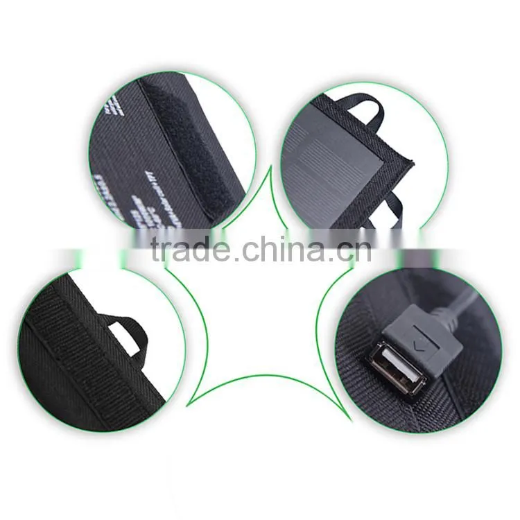 High Quality thin film solar panel sale,7W Advanced waterproof fabrics kit solar panel