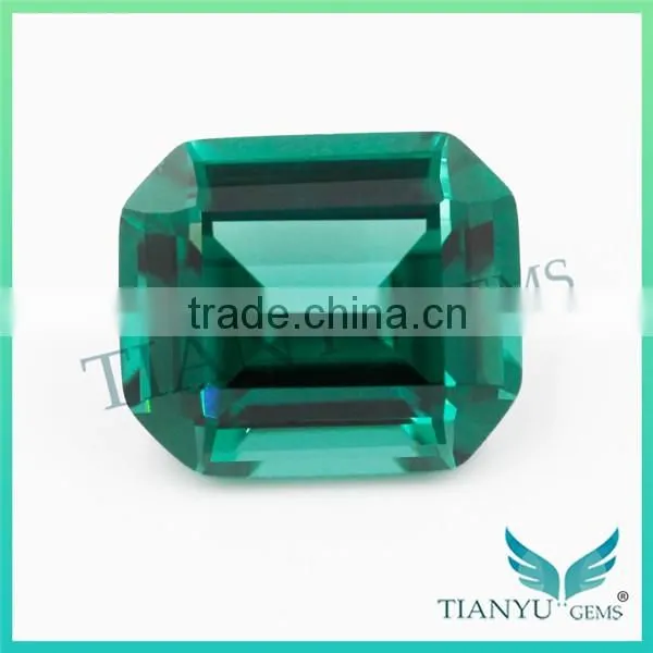 Free Samples Wholesale Gemstone for Jewelry Synthetic #22 Emerlad Cut Nano Sital Gems Price