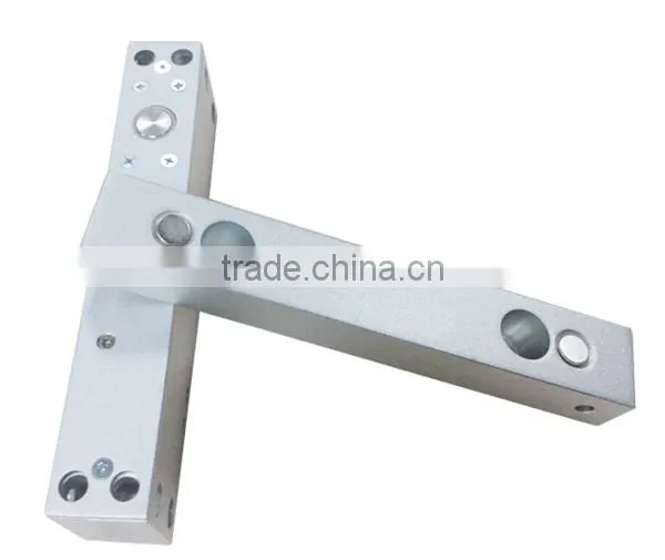 Fail safe zinc alloy glass lock with time delay function