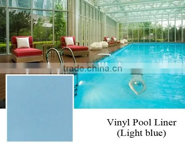 Fiberglass inside vinyl liner for swimming pools light blue pool liner