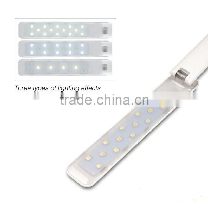 Modern Desk Lamp Dimmable Reading Light with Temperatures, 3 Color Mode,5-Level Dimmer