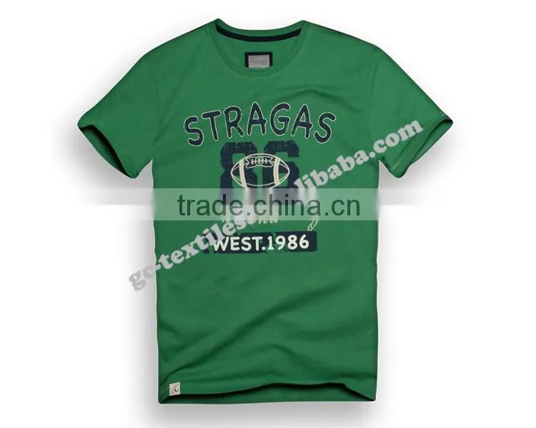 Hot-selling High Quality Custom Printed Round-collar Men's T-shirts wholesale China