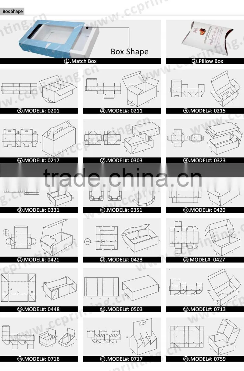 Custom cardboard perforated display paper box
