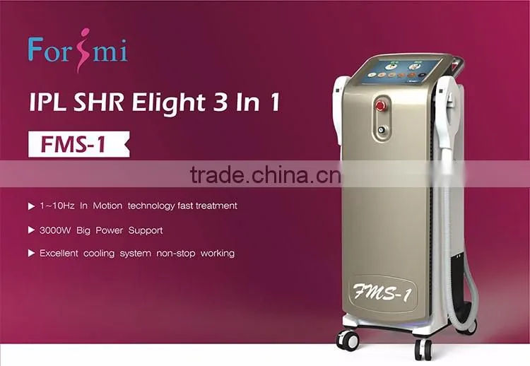 Professional 2016 newest Minimalism HR SR two probe stainless head ipl hair removal machine