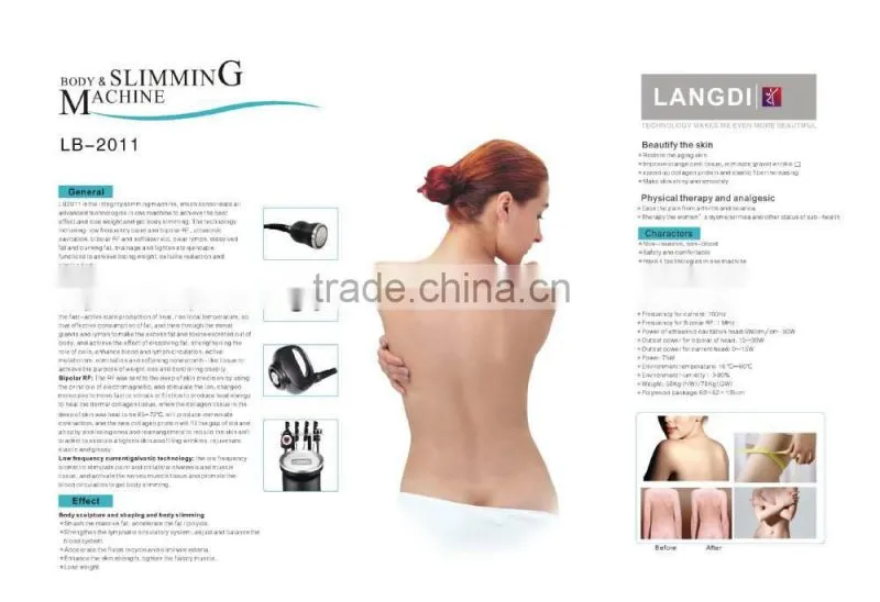 body slimming ultrasound liposuction cavitation rf machine