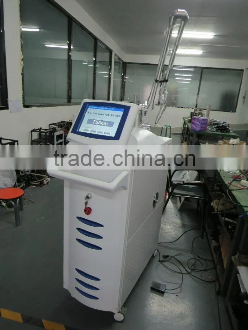 755 alex laser machine /hair removal & skin rejuvenation alexanderite laser device