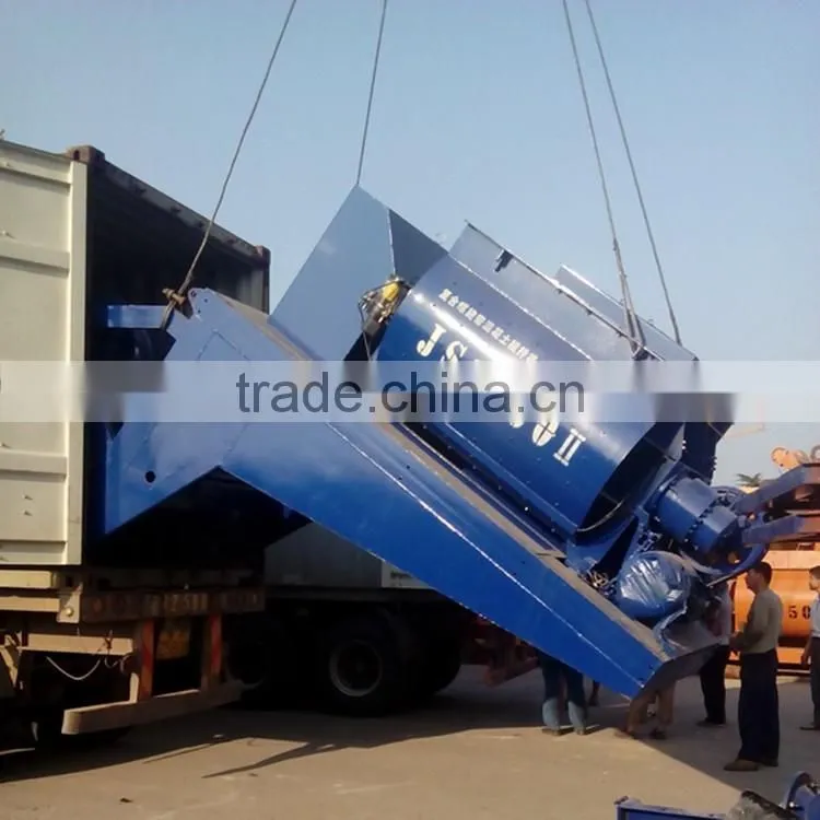 Portable precast concrete mixing plant hot sale in Russia