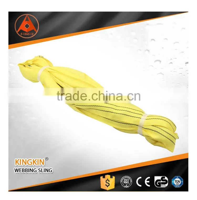 3 Ton manufacturer price loop type webbing sling polyester webbing sling round webbing sling