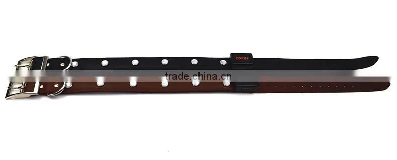 2017 Hot Selling LED Dog safety Collar leather collar