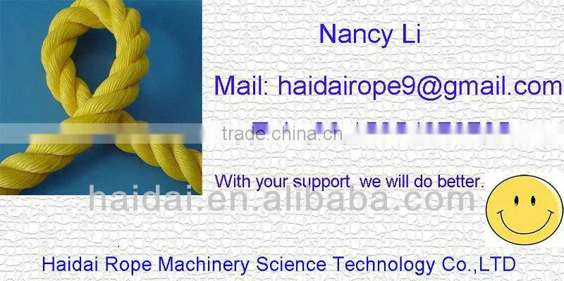 Equipment for hdpe monofilament rope making machine