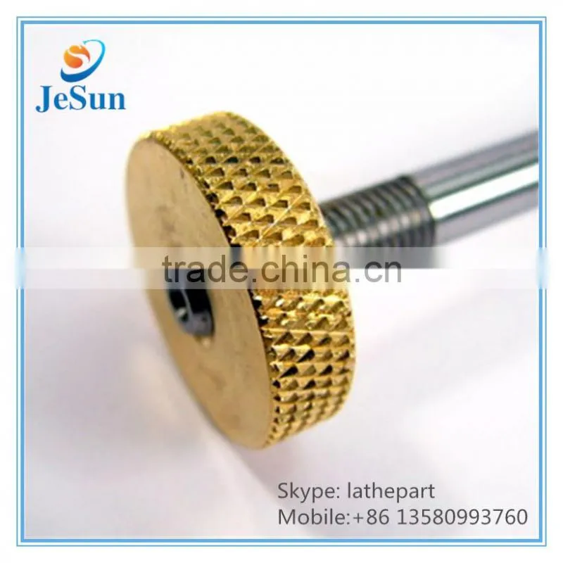 China factory supplier Brass flat head hex screw M6,brass shoulder screw