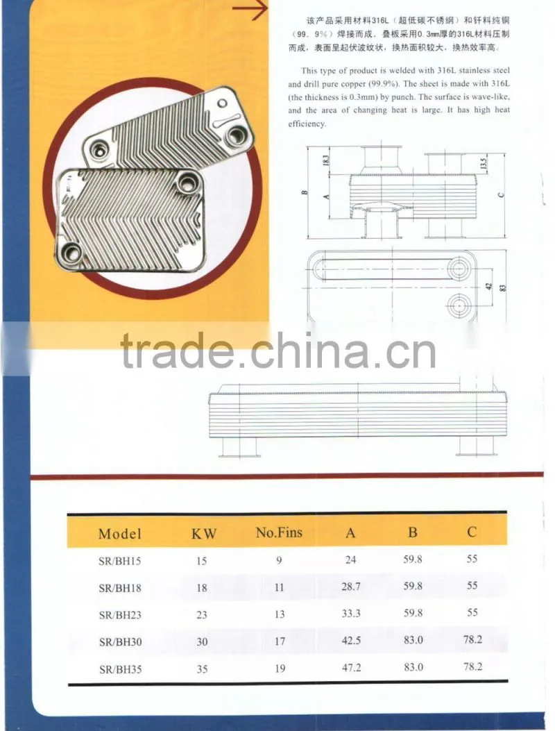 BITHEMIC GAS BOILER HEAT EXCHANGER