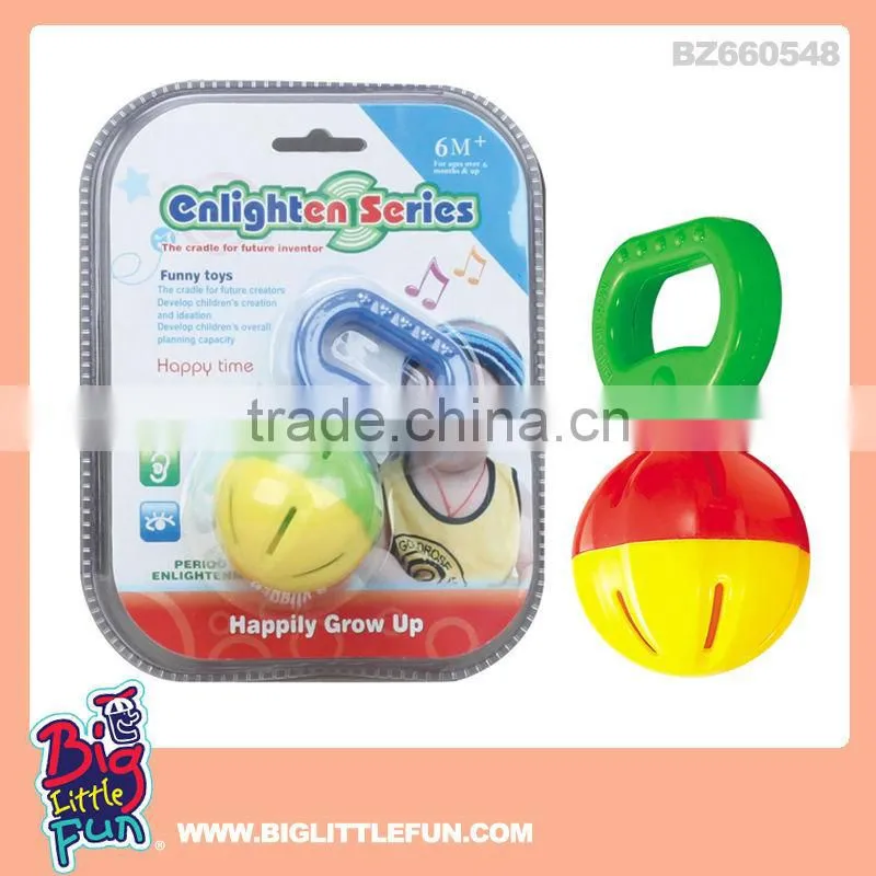 Baby animals plastic baby rattle