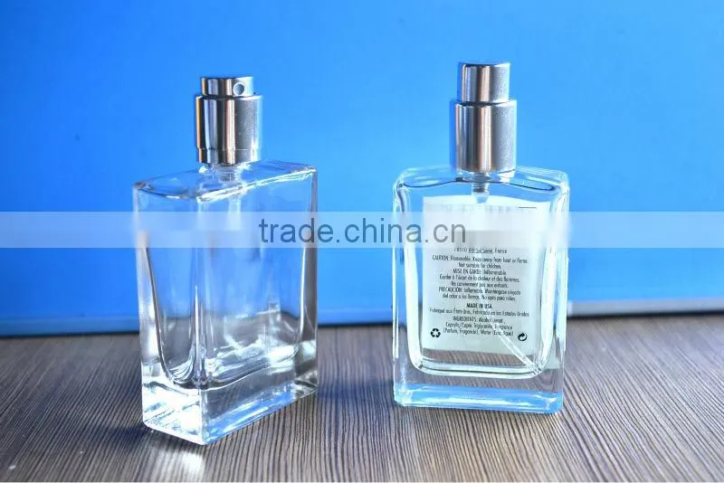 Aluminium spray splash for glass perfume bottle